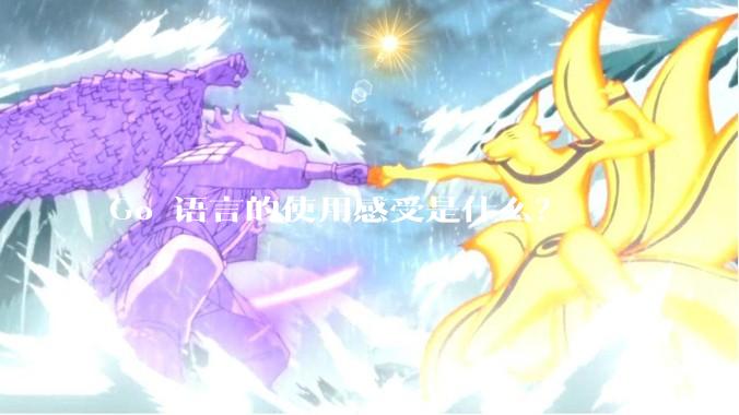 Go 语言的使用感受是什么？