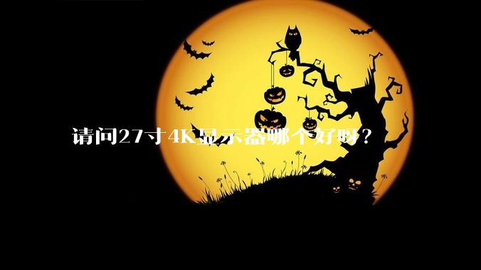 请问27寸4K显示器哪个好呀？