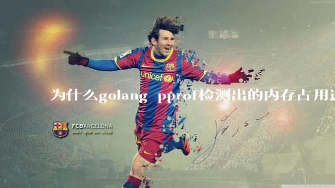为什么golang pprof检测出的内存占用远小于top命令查看到的内存占用量？