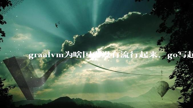 graalvm为啥国内没有流行起来，go写起来实在太恶心了，难道任凭go独霸云原生？
