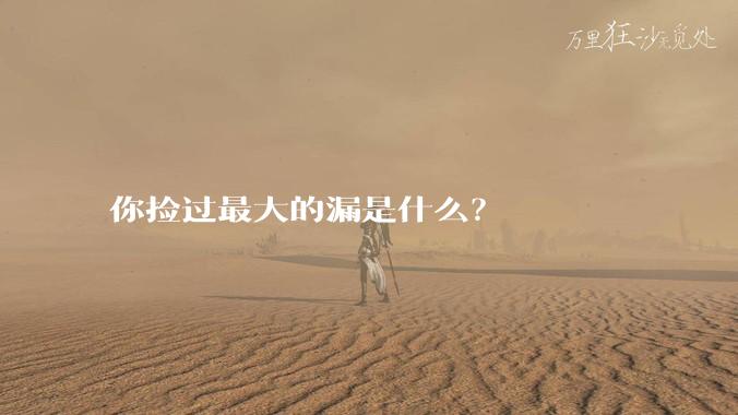 你捡过最大的漏是什么？