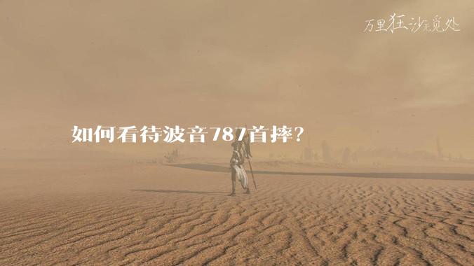 如何看待波音787首摔？